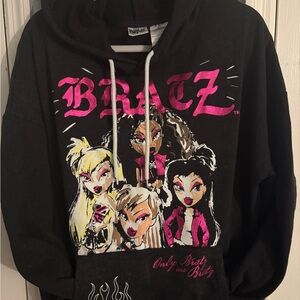 Bratz Black Hoodie with Pink Accents
